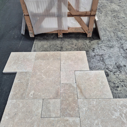 Garrowby Premium Limestone. - Small Opus Pattern x 30mm - JOB LOT - 5.84m2