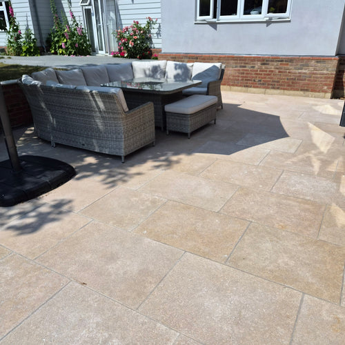 Natural Stone Online - Exterior Garrowby Premium Antiqued Limestone