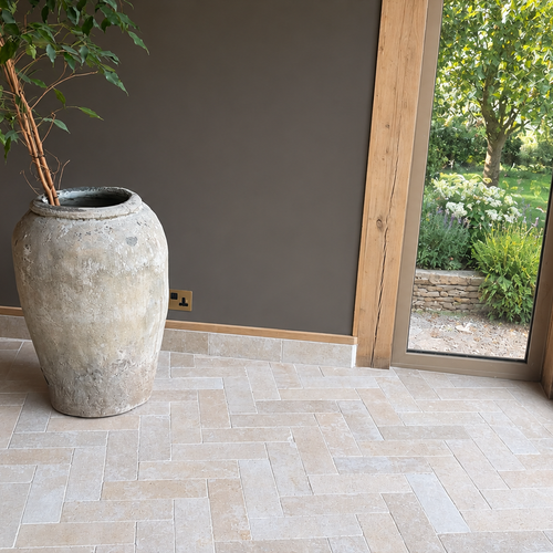 Natural Stone Online - Limestone Garrowby Herringbone Limestone